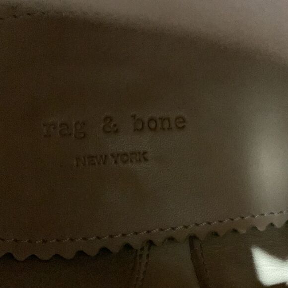 RAG & Bone Harrow Suede Ankle Boots Bootie Ankle Straps Hazel Tan women sz 37 - Picture 6 of 9